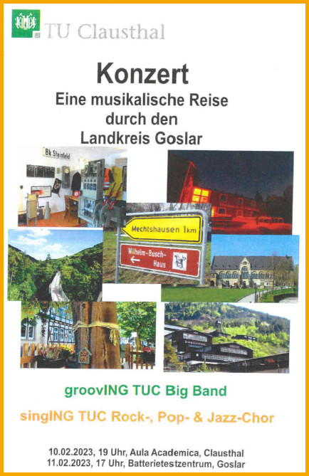 Einladung zur Big Band der TU Clausthal