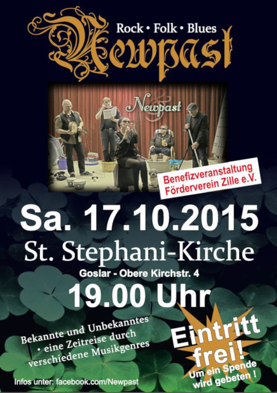 Konzertplakat NewPast 2015