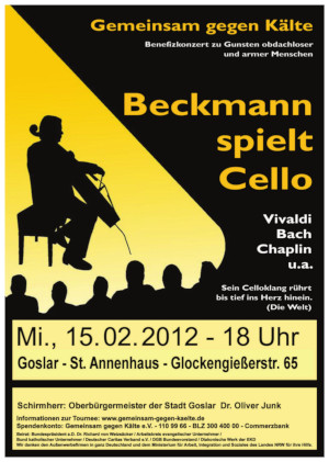 Konzert-Plakat Thomas Beckmann